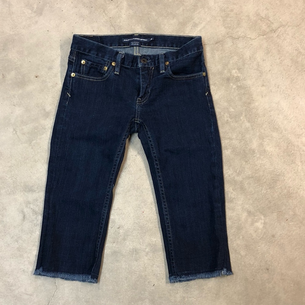 Womens Ralph Lauren Cropped Jeans Capris Size 25